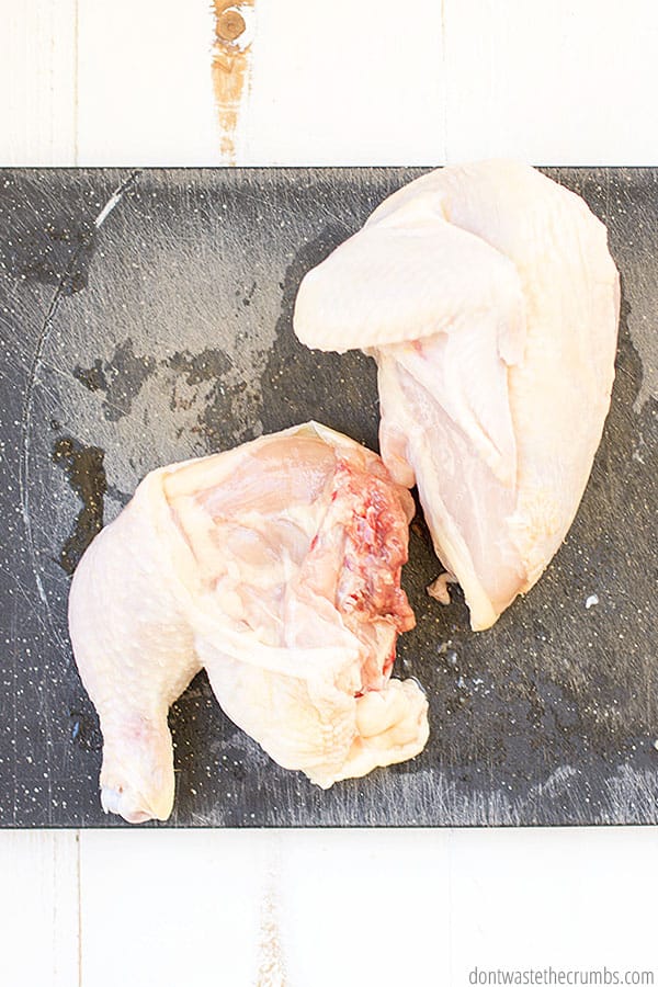 Learn how to cut a whole chicken in this step by step tutorial.