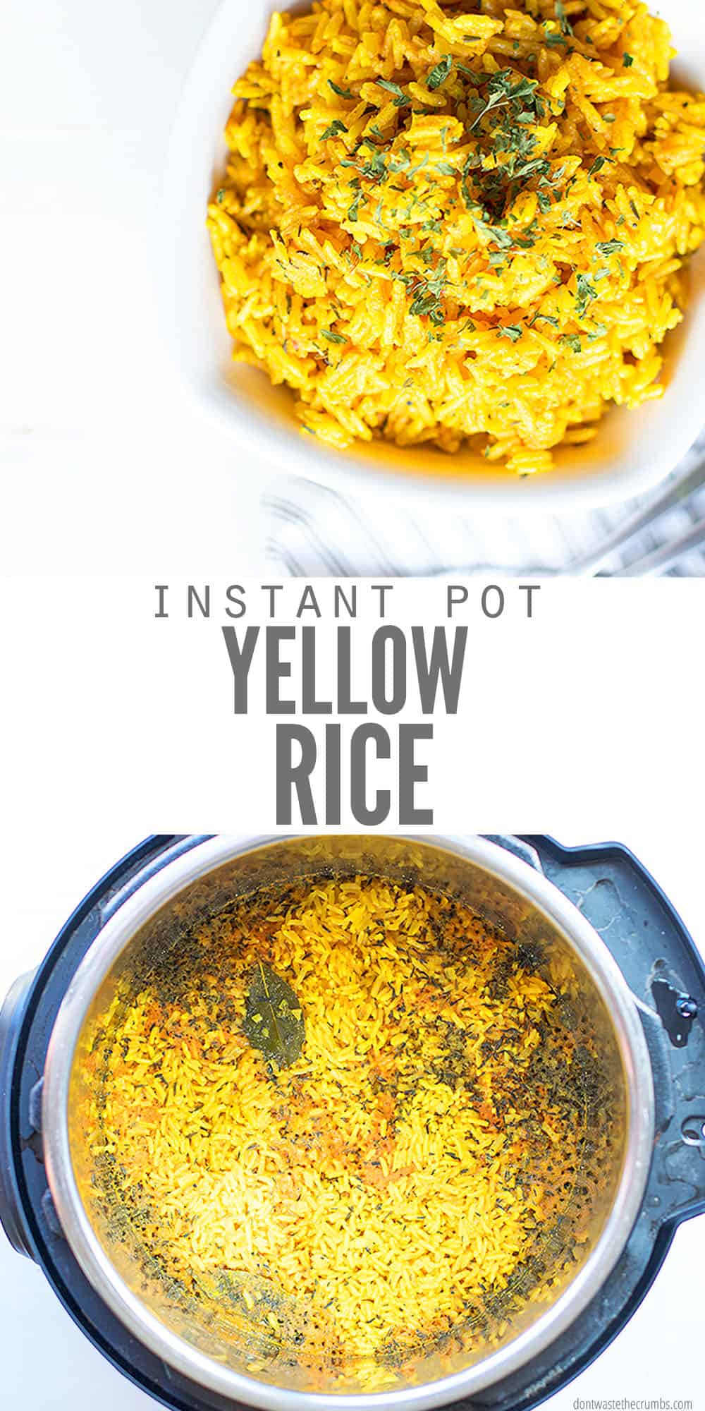 Best Easy Instant Pot Yellow Rice (Made from scratch + Video)