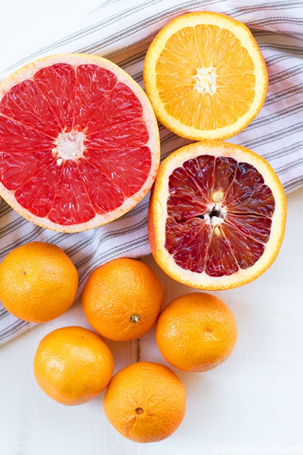 Full of vibrant color and providing much needed nutrients for the winter, citrus fruits are in season for January!