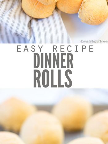 These quick and easy dinner rolls come out super soft and fluffy. Made with 5 simple ingredients, they are healthy, versatile, and always freezer-friendly.