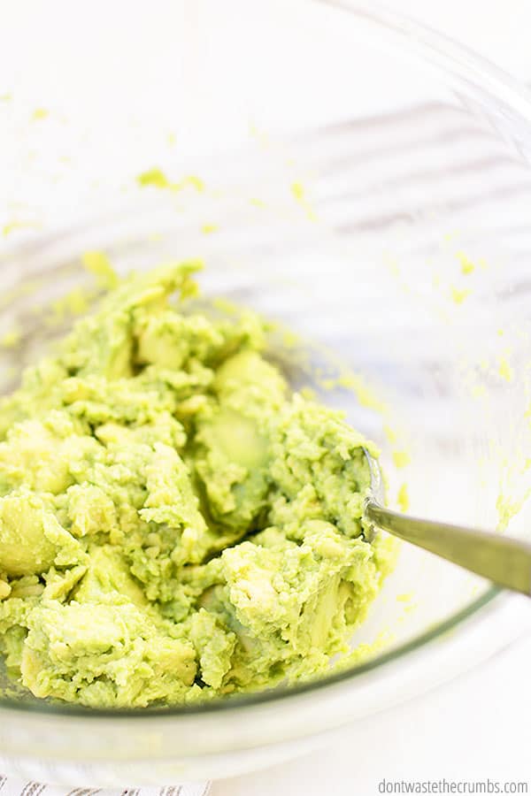 Mashed avocado from frozen tastes just as delicious as fresh avocado, and freezing avocado prevents food waste. Enjoy it in avocado dip, guacamole or as a spread on toast! YUM!