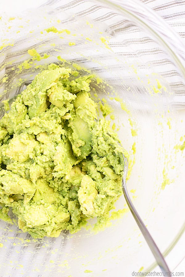You can take advantage of sales and discounts and buy avocados in bulk, then freeze them so you'll always have fresh avocado on hand to use in guacamole or as a spread. 