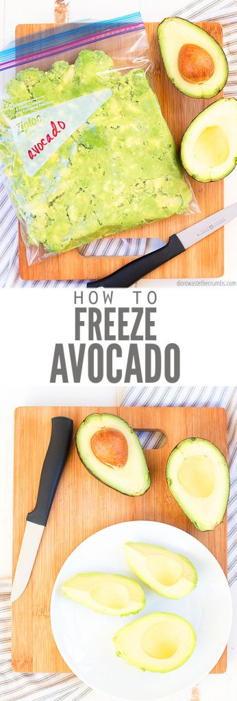 Learn How to Freeze Avocado with this super convenient and easy method. Uses only 2 ingredients, peeled avocados and lime juice. Freezes for up to 3 months and is perfect for spreading on toast or making guacamole!