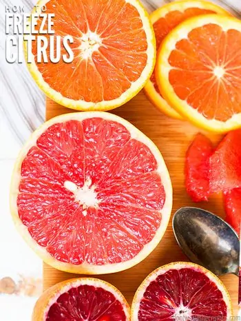 Freezing lemons, oranges, & limes is easy and a great way to preserve fruit! Learn how to freeze citrus in a variety of ways - whole, sliced, or as juice. :: DontWastetheCrumbs.com