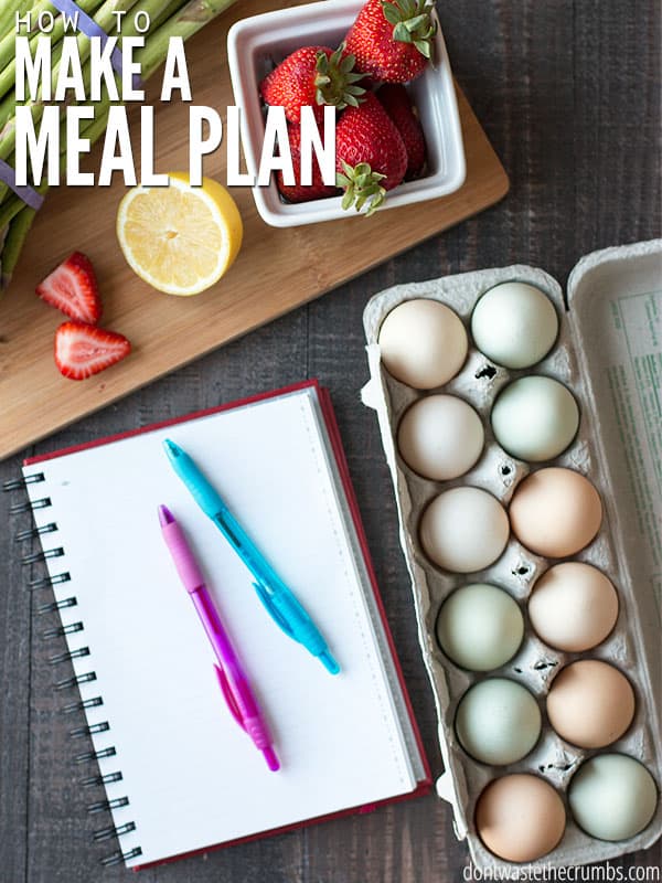 How to Meal Plan and Make it Work