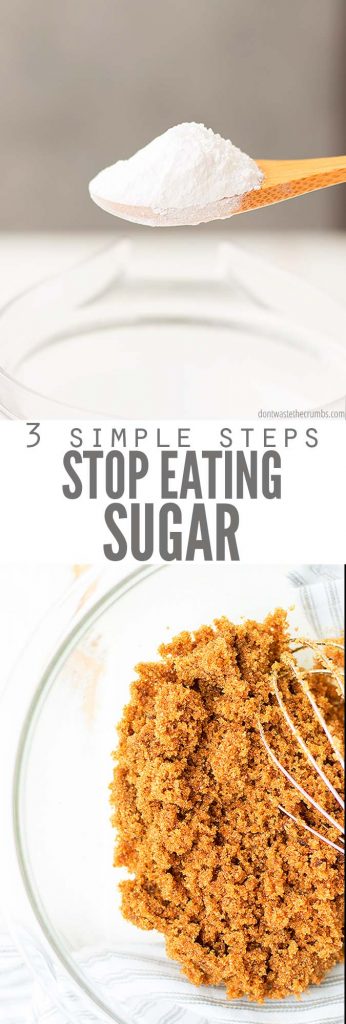 Learn How to Stop Eating Sugar with this tutorial! Here's advice from the trenches on quitting sugar, avoiding cravings, and getting the family on board!