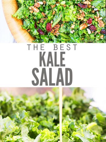 This recipe for our Best Kale Salad is so quick and easy to make. Crispy massaged kale gives this salad it's amazing flavor. Make ahead or save as leftovers. Pairs great with our Almond Crusted Baked Chicken or with our Easy Crunchy Quinoa Salad.