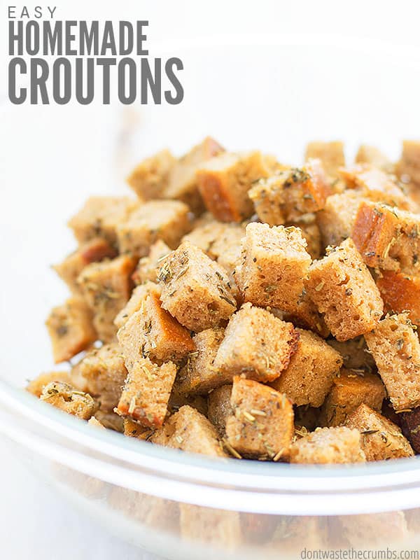 Homemade Croutons - How to Make Them