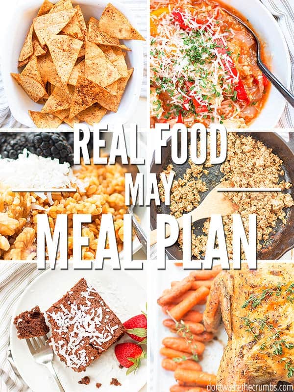 May Meal Plan - Family Food on the Table