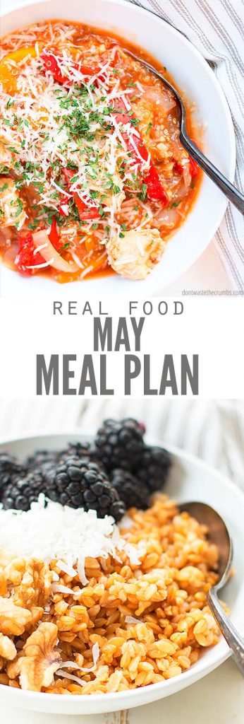 Healthy Monthly Meal Plan for May 2023