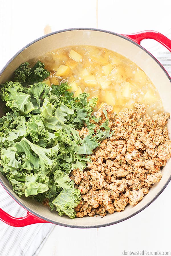 I love this one pot recipe for Zuppa toscana soup because it is creamy, healthy, and satisfying. It is also easy to make and the leftovers can be frozen.