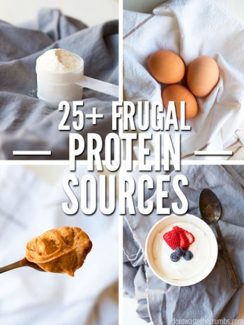 Here are 25+ Cheap and Healthy High Protein Foods that will help with muscle building and weight loss, plus they're all naturally low fat, budget-friendly with many vegan options!