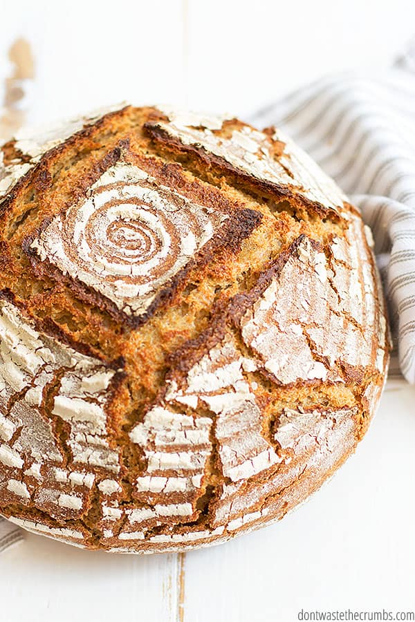 This ancient sourdough bread, made with einkorn flour, is so good for you, has 100% whole grain, and is easy to make.