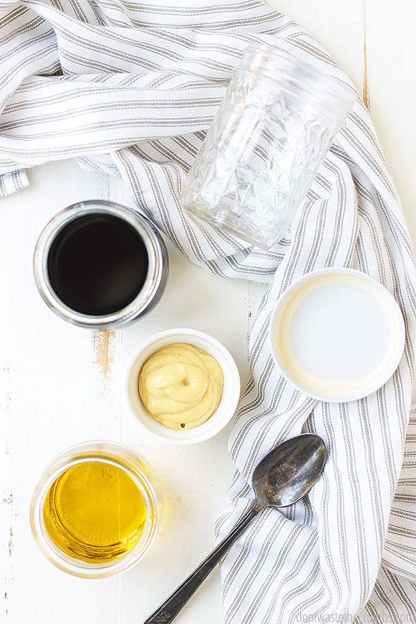 This Balsamic Vinaigrette recipe is creamy but does not require mayo or yogurt, so it is naturally dairy free!