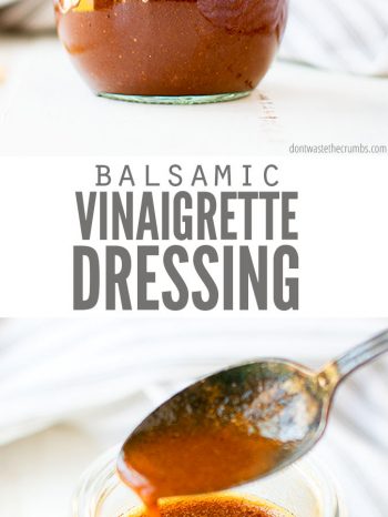 3-Ingredient Balsamic Vinaigrette Dressing Recipe