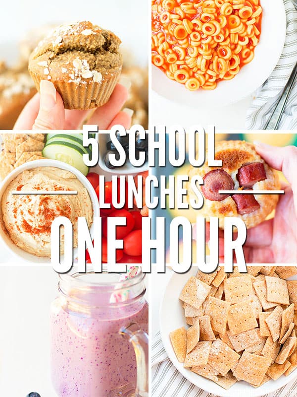 Healthy school lunch menu ideas for kindergarten, high school, teenagers - kid friendly for all ages and picky eaters! Can be hot or cold, plus recipes! :: DontWastetheCrumbs.com
