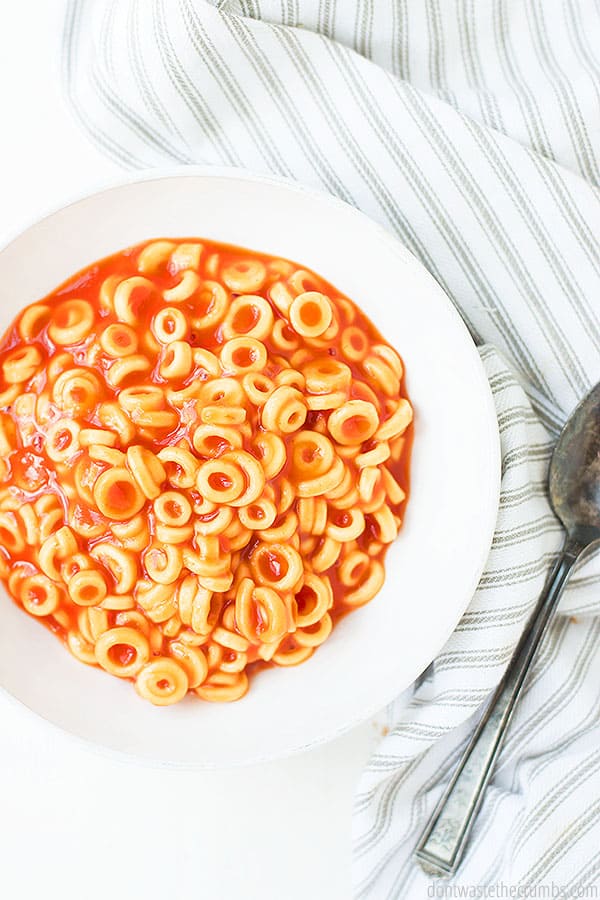 These homemade spaghetti o's are made with delicious real food ingredients. Avoid processed food by making spaghetti o's at home!