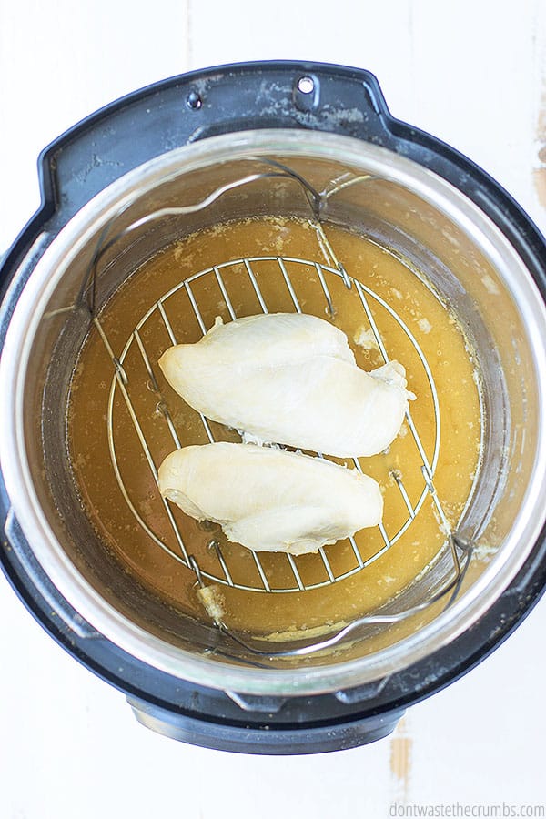 Learn how to cook frozen chicken breast in the Instant Pot with this simple recipe. Makes dinner so easy and simple.