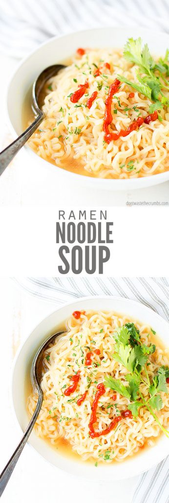Homemade Ramen Noodle Soup