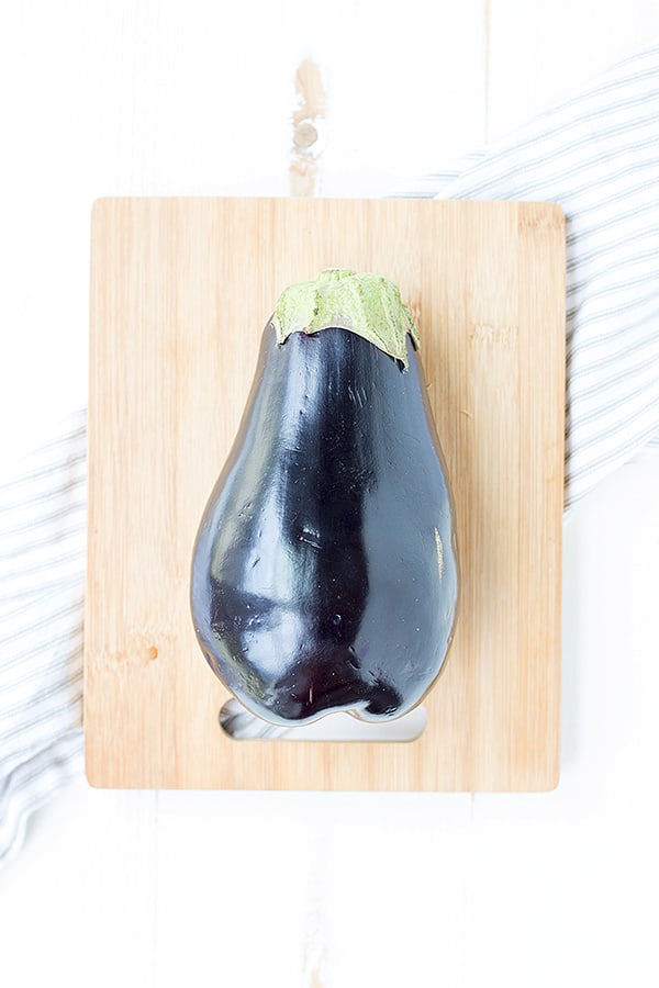 Eggplant is best left to ventilate on the counter so it lasts longer. 