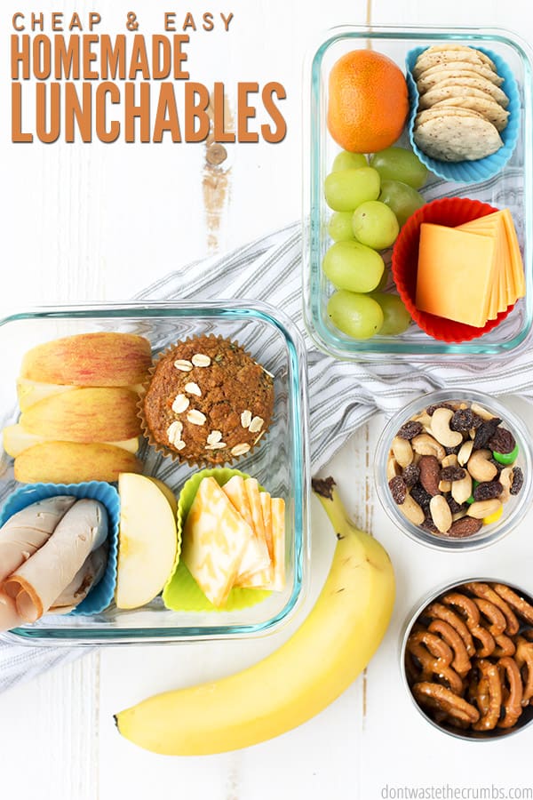 Recipe: Healthy Homemade Lunchables - Don't Waste the Crumbs