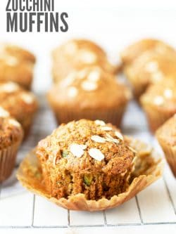 Hands down, our favorite breakfast muffin recipe during the summer - zucchini muffins with apples and carrots! It's an easy recipe, and clean eating with only natural sweeteners. Even the pickiest kids will love these for breakfast, as snacks and even for lunch! Yes, I said lunch! :: DontWastetheCrumbs.com