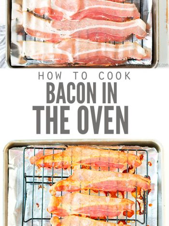 Learn how to easily cook bacon in the oven, so that it's perfectly crispy & mess-free! Plus it frees up a burner!