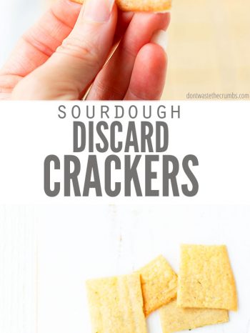 This simple recipe for Sourdough Crackers is the easiest ever - using either starter or discard. It’s versatile, healthy and delicious!