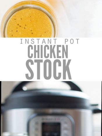 Instant Pot Chicken Stock (Bone Broth Recipe + Video)