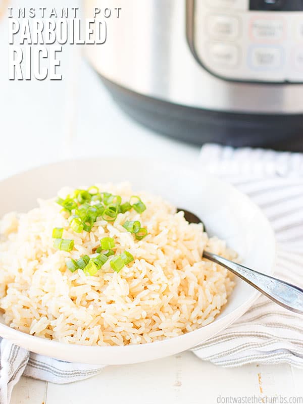 Easy Instant Pot Parboiled Rice (perfect in just 6 minutes!)