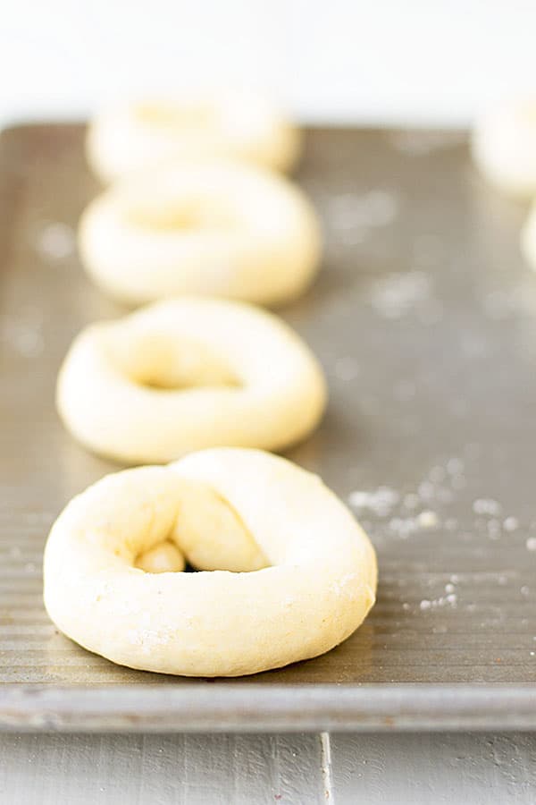 These healthy and homemade mini bagels are a perfect breakfast treat! They're ready to be cooked & can be made into different flavors. They're also freezer and budget friendly!
