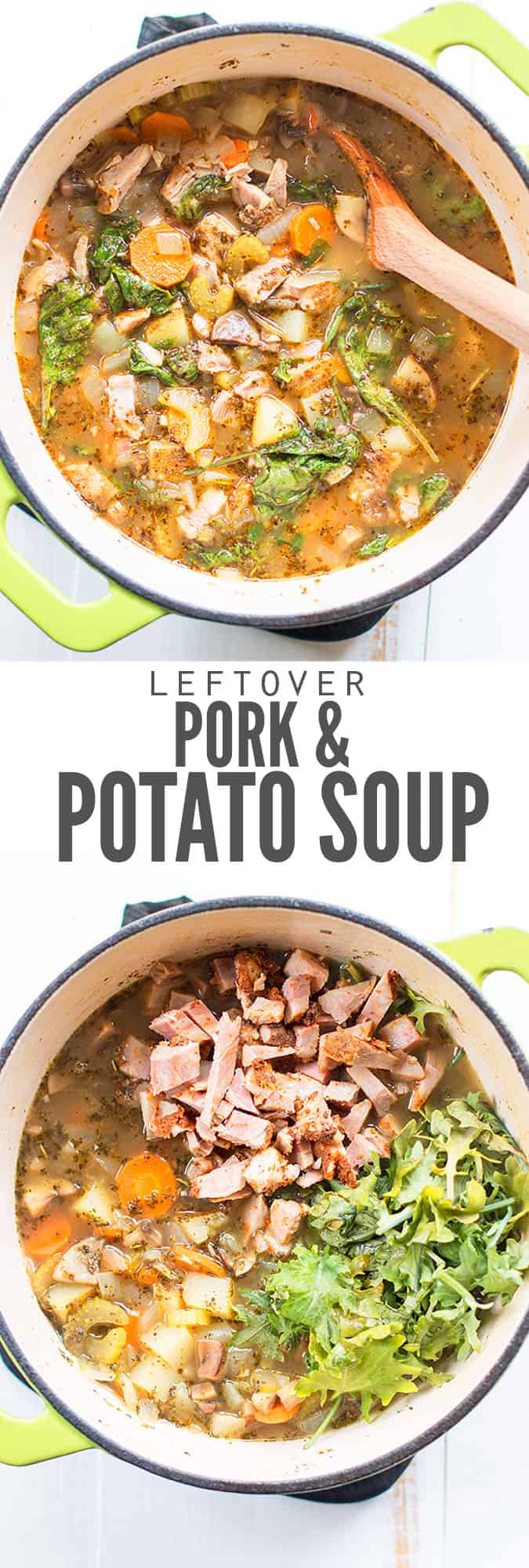Potato and Pork Soup (Using Leftover Pork) - Don't Waste the Crumbs