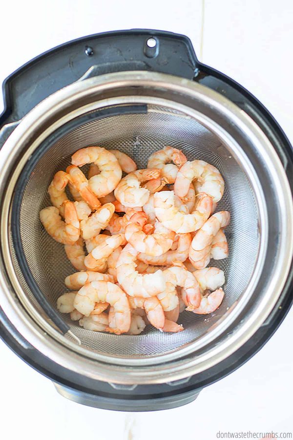 This shrimp instant pot dish is ready to go! This hands free recipe is a must try!