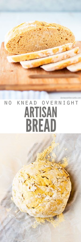 No Knead Overnight Artisan Bread
