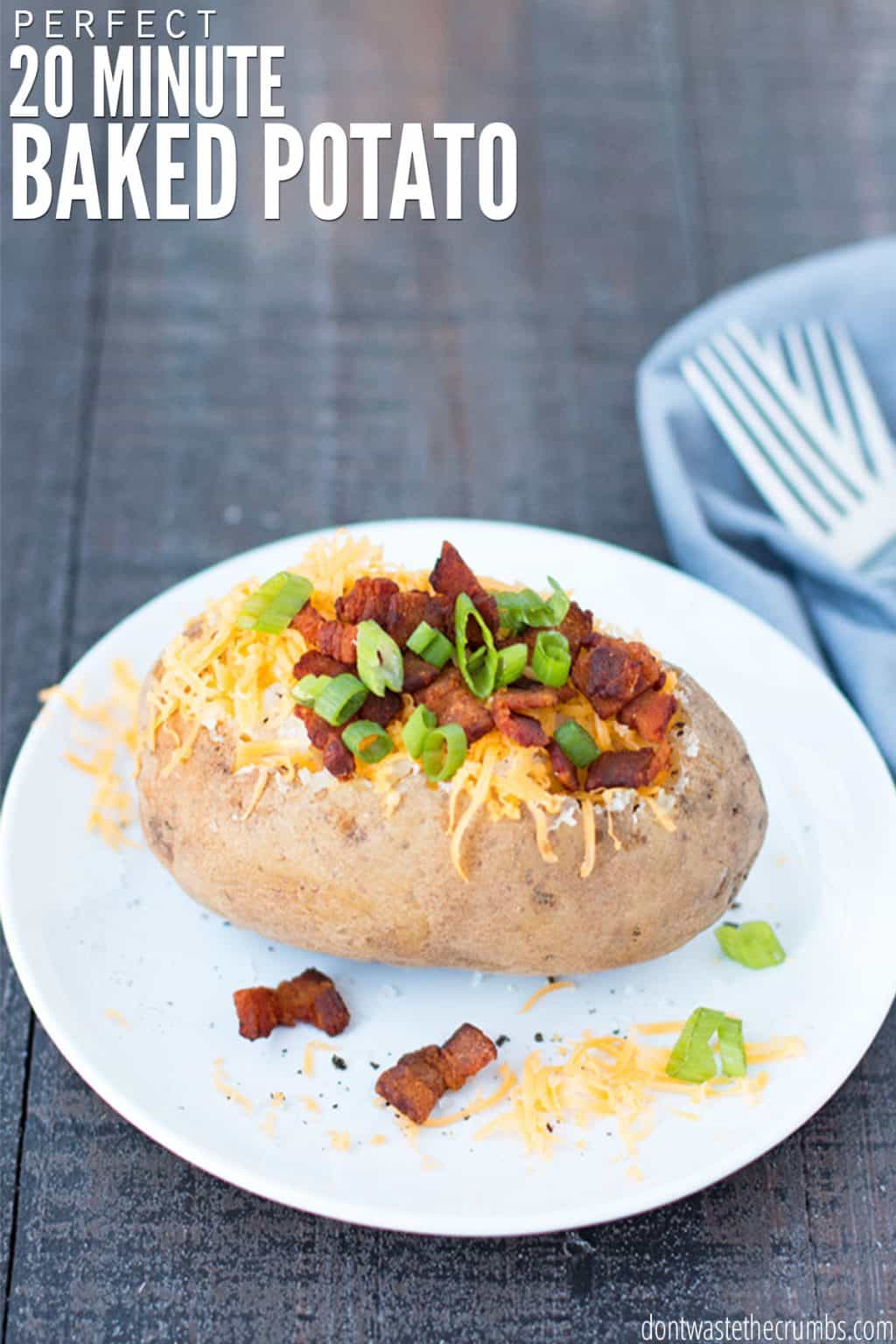 How to Make the Perfect Baked Potato (The Best Quick Recipe)