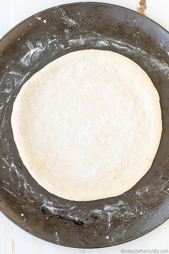 Roll out your pizza dough