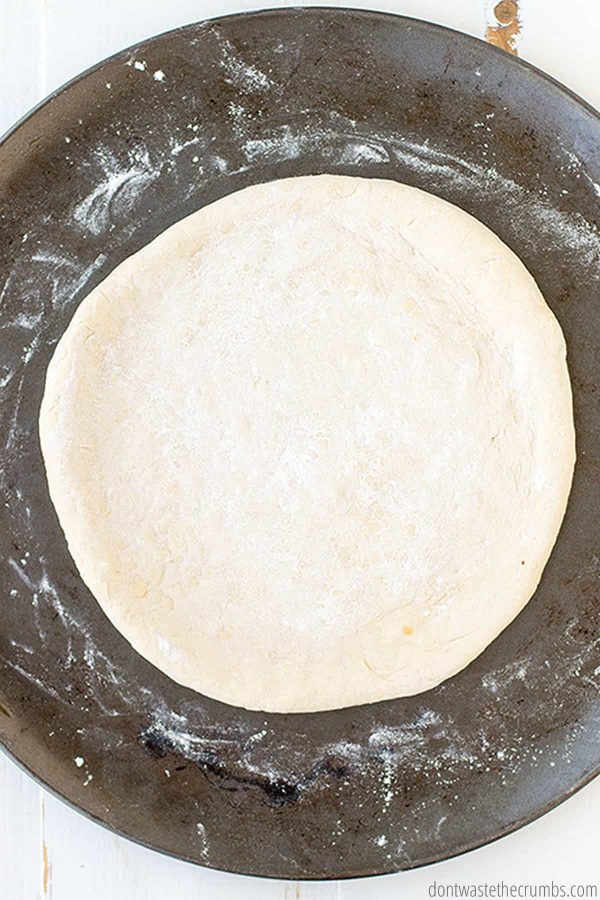 Roll out your pizza dough