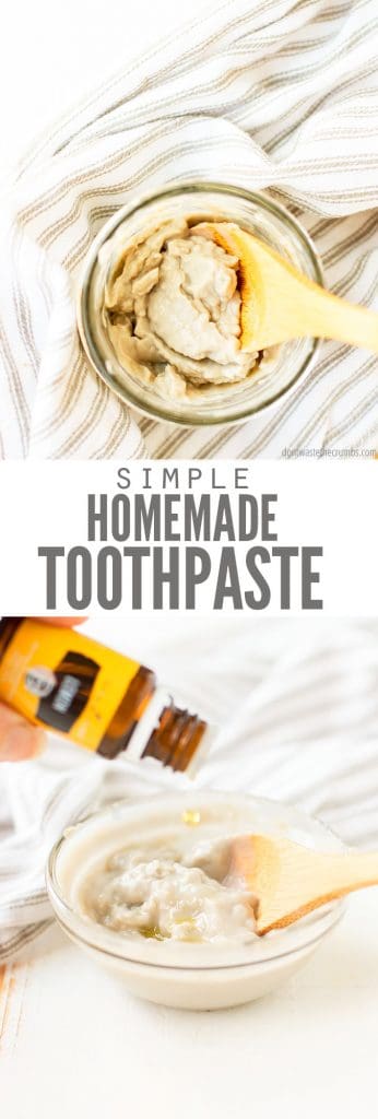 Make this easy and healthy homemade toothpaste that tastes just like Earthpaste! Super simple recipe has three flavor options: Peppermint, lemon and orange.