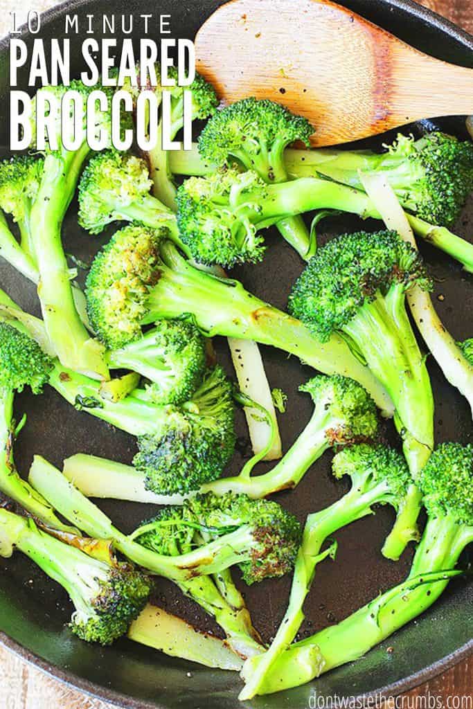 Pan-roasted broccoli