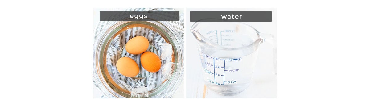 Image containing recipe ingredients eggs and water.