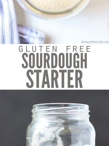 This step-by-step tutorial on making a gluten-free sourdough starter with brown rice flour. It can easily adapted to any gluten-free flour!