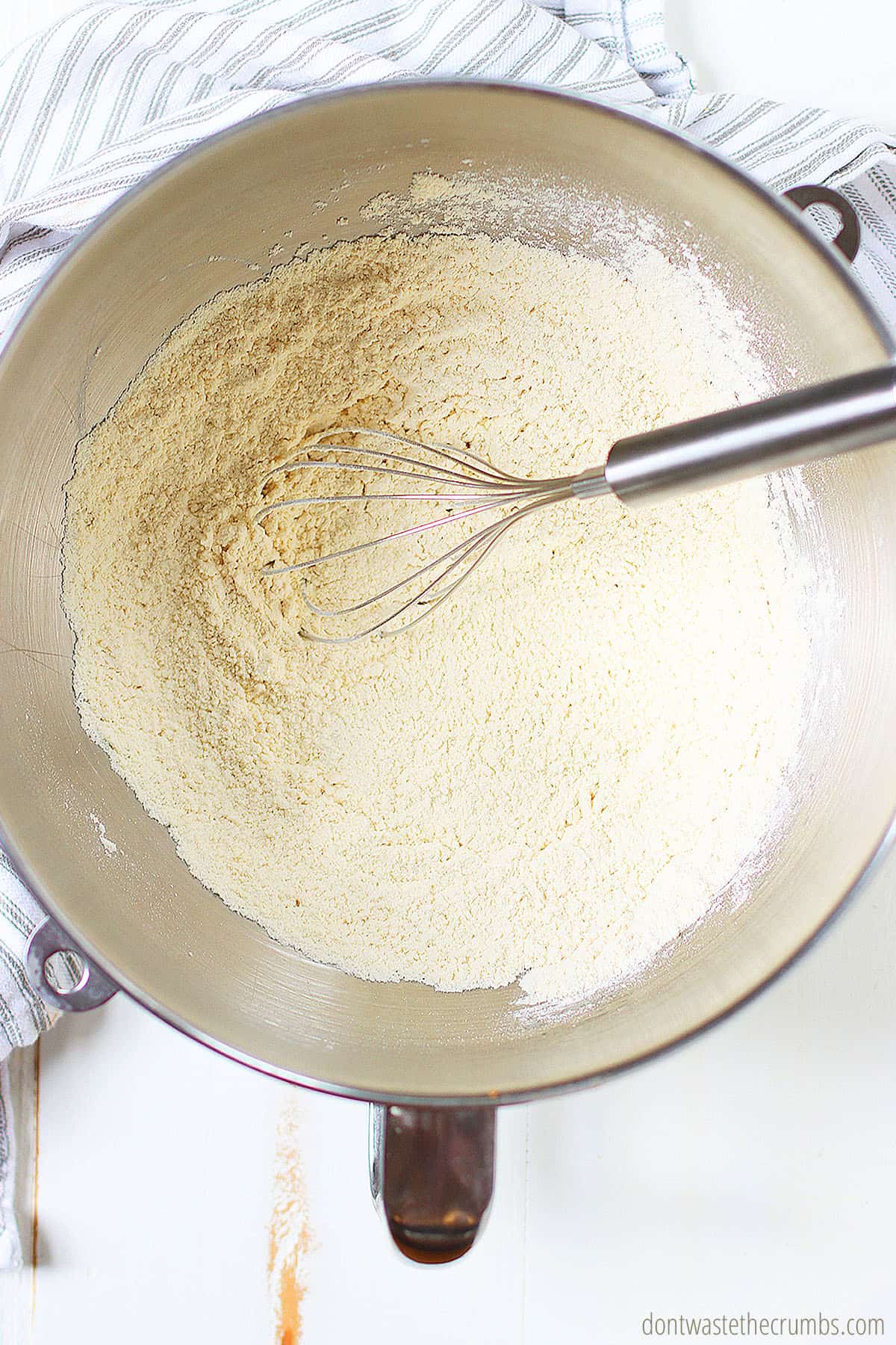 Flour for fish sticks breading batter.