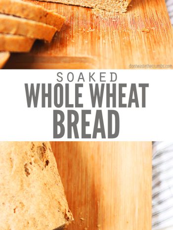 A simple, easy and delicious soaked whole wheat bread recipe that can be incorporated into any busy person's routine to get the most nutrition out of bread.