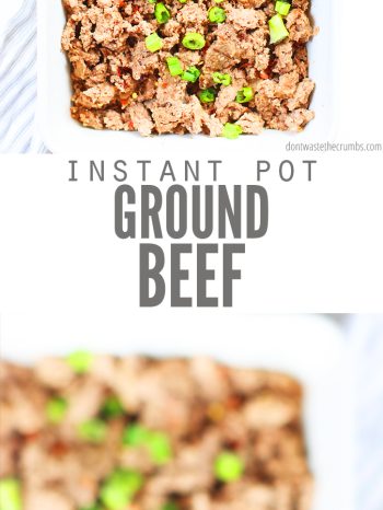 Instant Pot Ground Beef - Don't Waste the Crumbs