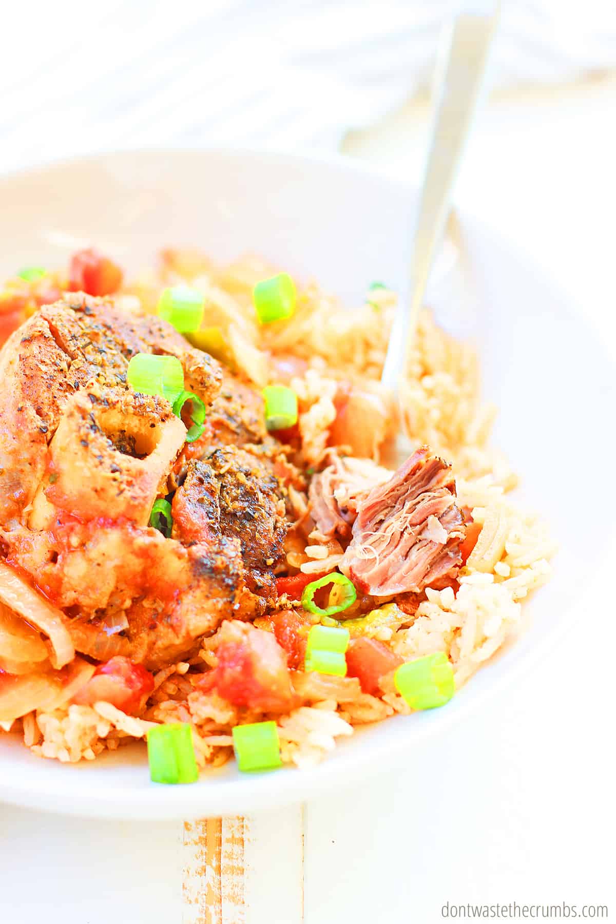 Enjoy fork-tender, juicy meat in your crock pot osso bucco dish. Use whatever meat you have on hand - pork, beef or veal and serve with potatoes, rice or noodles. YUM!