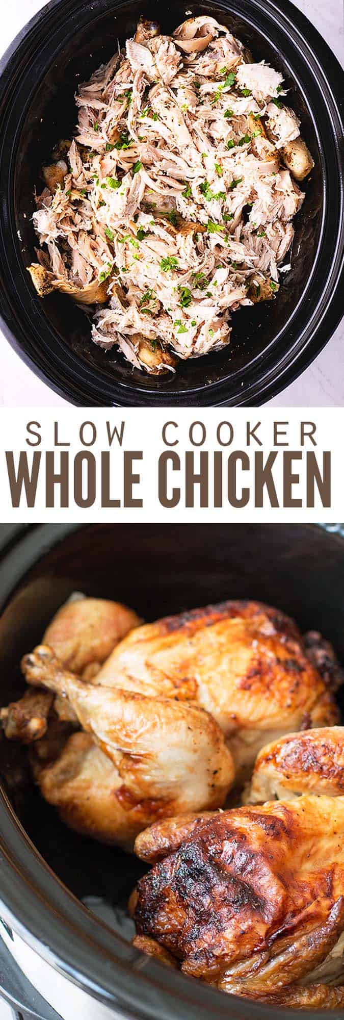 Slow Cooker Chicken Recipe | All-purpose chicken for any recipe