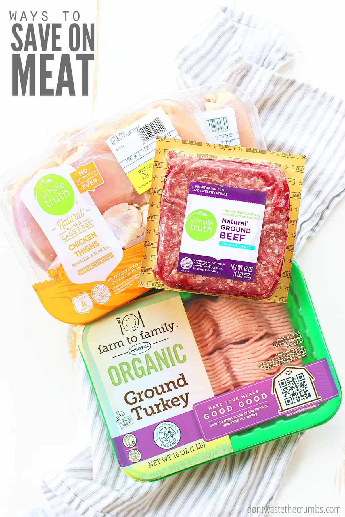 Trim your grocery budget with these 11 ways to save money on meat at the store. From steak to bacon to coupons and sales - lots of ways to save money!