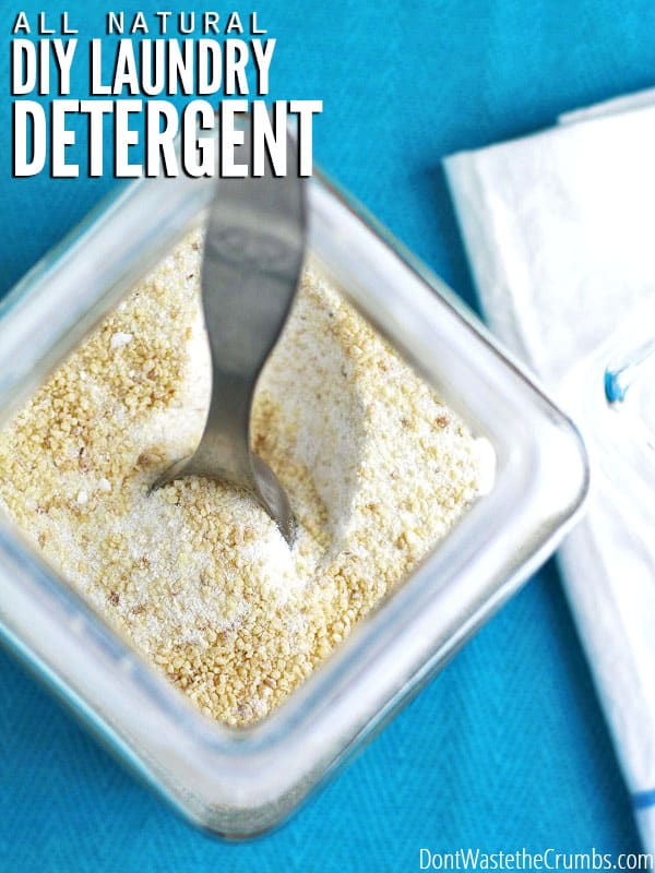 A simple recipe for homemade laundry detergent, created for sensitive skin. No harsh chemicals and it really works! Plus it's 90% cheaper than buying it!