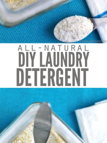 A simple recipe for homemade laundry detergent, created for sensitive skin. No harsh chemicals and it really works! Plus it's 90% cheaper than buying it!
