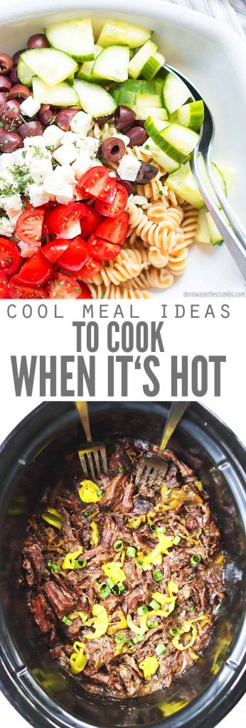 Cooking dinner doesn't sound fun when it's hot outside, but you have to eat! Get 8 tips for cooking dinner without heating up the house & stay cool.